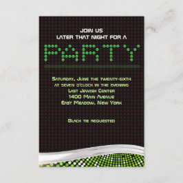 VIDEO GAMES Bar Bat Mitzvah Einladung Party Karte