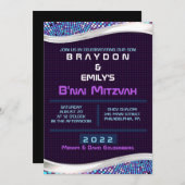 VIDEO GAMES B'nai Mitzvah Einladung (Vorne/Hinten)