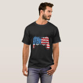 Video Games Controller 4. Juli US-Amerikaner T-Shirt (Vorne ganz)