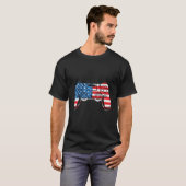 Video Games Controller Fourth 4Th Of July American T-Shirt (Vorne ganz)