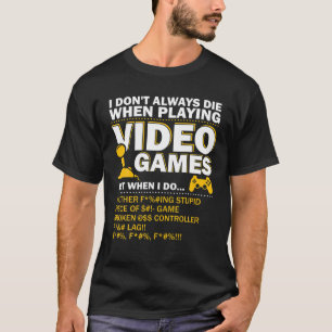 Video Games Gamer Funny Gaming Console Gam spielen T-Shirt