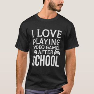 Video Games Gaming School Gamer for Boys Girls Kin T-Shirt