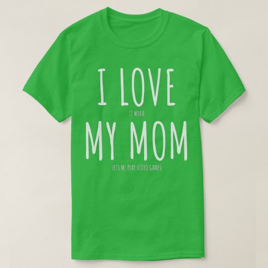 Video Games Geschenk I Liebe Meine Mama T Funny Sa T-Shirt (Design vorne)