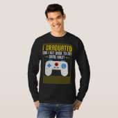 Video Games Graduation  Gamer T-Shirt (Vorne ganz)