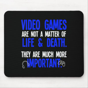 Video Games Spaß PC Console Gamer Geek 1 Mousepad