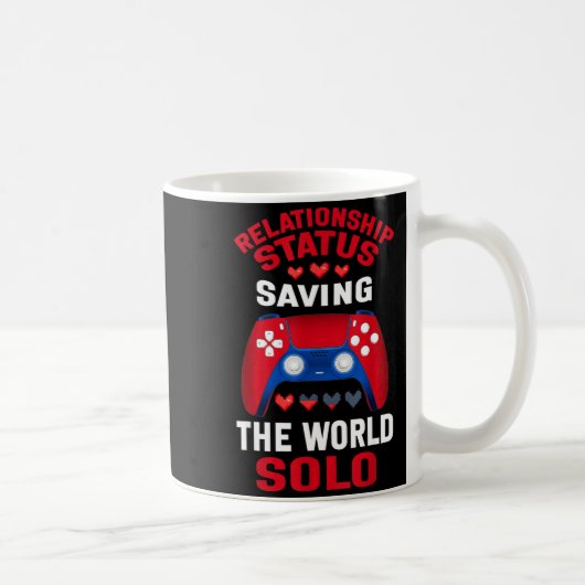 Video Games Valentines Day Gamer Gaming Kaffeetasse (Rechts)