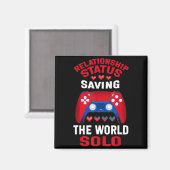 Video Games Valentines Day Gamer Gaming  Magnet (Vorderseite/Rückseite)