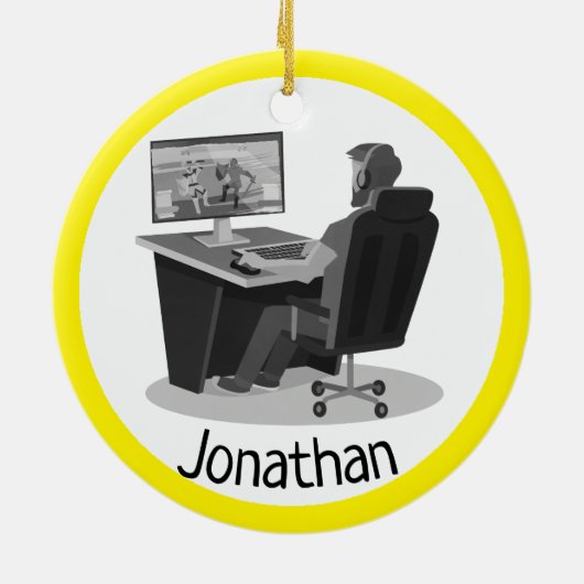 Video Gaming Ornament (Hinten)