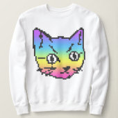 VIDEO KITTY CAT PIXEL ART SWEATSHIRT (Design vorne)