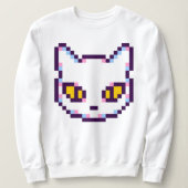VIDEO KITTY CAT PIXEL ART SWEATSHIRT -> VIDEO KITT (Design vorne)