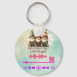 Video scannen , " A Jolly Holly " Schlüsselanhänger