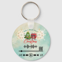 Video scannen , " A Jolly Holly " Schlüsselanhänger