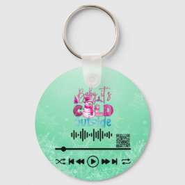 Video scannen, draußen kalt schlüsselanhänger