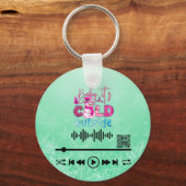 Video scannen, draußen kalt schlüsselanhänger (Rückseite)