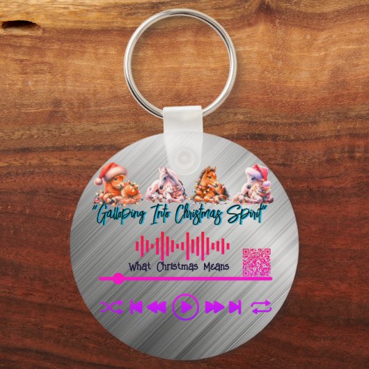 Video scannen , "Galloping in Schlüsselanhänger (Rückseite)