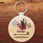 Video scannen , Schlüsselanhänger "Let it Snow" (Rückseite)