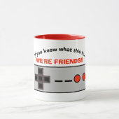 Video-Spiel der alten Schule Tasse (Zentrum)