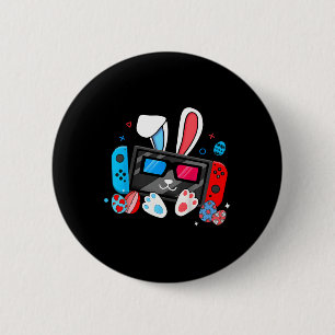 Video-Spiel-Hasen-Eier-Kostüm Ostertag Jungen Kind Button
