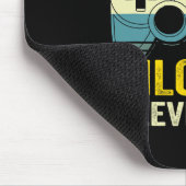 Video-Spiel mit ungesichertem Level-Up-Niveau zurü Mousepad (Ecke)