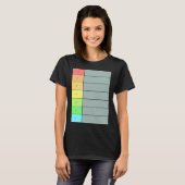 Video-Spiel-Rangliste T-Shirt (Vorne ganz)