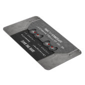 Video-Spiel speichern Sie das Date-Magnet, grau Magnet (Rechte Seite)