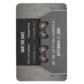 Video-Spiel speichern Sie das Date-Magnet, grau Magnet (Vertikal)