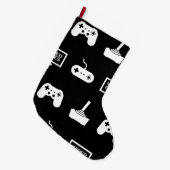 Video-Spiel-themenorientierter Großer Weihnachtsstrumpf (Vorderansicht (hängend))