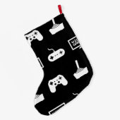 Video-Spiel-themenorientierter Großer Weihnachtsstrumpf (Rückseite (Hängend))