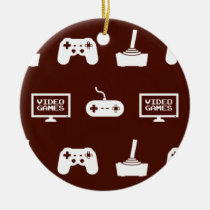 Video-Spiel-themenorientierter Keramik Ornament