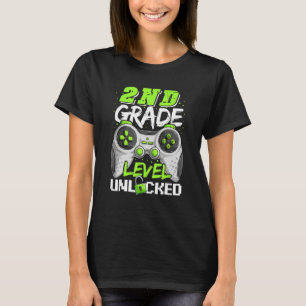 Video-Spiel zurück zur Schule 2. Klasse Unlocke T-Shirt