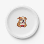 Video-Spiele für Hunde (4) Pappteller (Vorderseite)