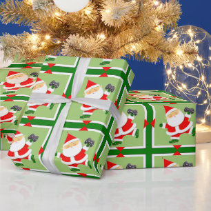 Video-Spieler-Geschenk für die Feiertage Geschenkpapier