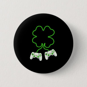 Video-Spieler St. Patrick's Day Kleeblatt Mit Cont Button