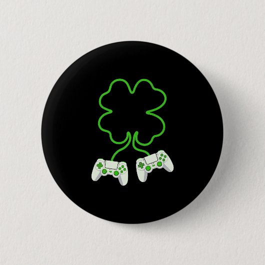 Video-Spieler St. Patrick's Day Kleeblatt Mit Cont Button (Vorderseite)