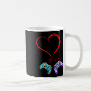 Video-Spieler Valentinstag Videospiel-Controller H Kaffeetasse