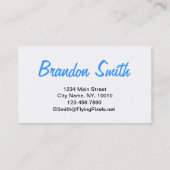 Video- und Fotoservice für Drohne Visitenkarte (Rückseite)