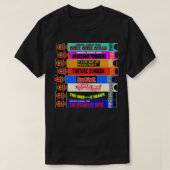 Video VHS-Horror-Stack für Mitternacht T-Shirt (Design vorne)