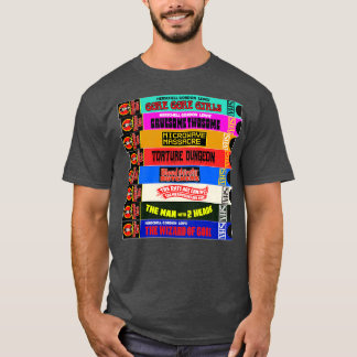 Video VHS-Horror-Stack für Mitternacht T-Shirt
