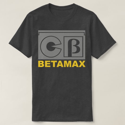 Video-Videobänder Betamax T-Shirt (Design vorne)