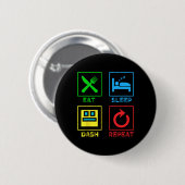 Video-Videowiedergabe für Videospiele Geometrie de Button (Vorne & Hinten)