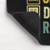 Video-Videowiedergabe für Videospiele Geometrie de Mousepad (Ecke)