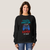 Video "Youth Pastor by Day Gamer by Night Job Prix Sweatshirt (Vorne ganz)