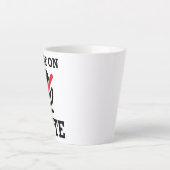 Videoanruf, Arbeit von Zuhause, Sie sind auf stumm Milchtasse (Vorderseite)