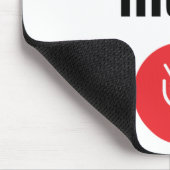 Videoanruf, Arbeit von Zuhause, Sie sind auf stumm Mousepad (Ecke)