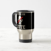 Videoanruf, Arbeit von Zuhause, Sie sind auf stumm Reisebecher (Vorderseite Links)