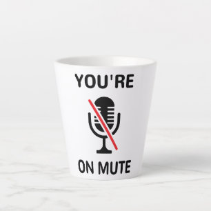 Videoanruf, du bist auf Mute Milchtasse