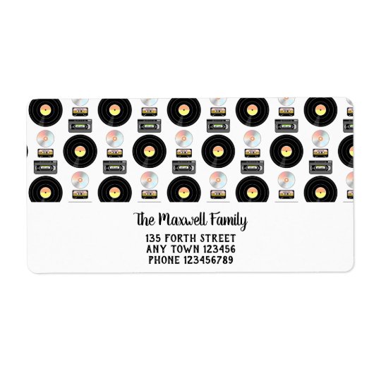 Videoband Vinyl LP Muster (Vorne)