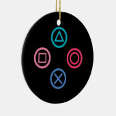 Videogame Button Pad Keramik Ornament (Rechts)