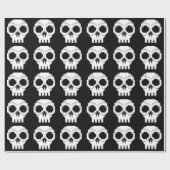 Videogame Death Skull - Pixel Art Geschenkpapier (Flach)
