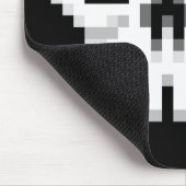 Videogame Death Skull - Pixel Art Mousepad (Ecke)